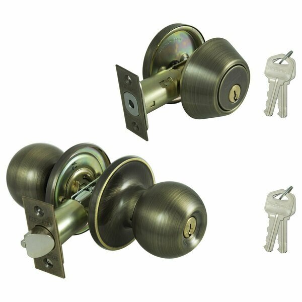 Door Entry/Bolt Ball T3 Antbrs, Prosource, Mfr#: B38B1-PS